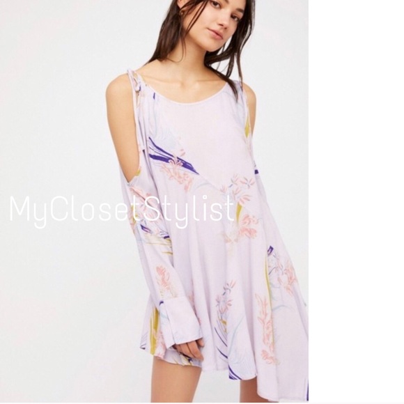 Free People Dresses & Skirts - Free People Off Shoulder Mini Dress NWT Open OS XS